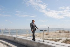 President Ilham Aliyev examines construction progress in 2-4 km section of Baku-Alat highway (PHOTO)